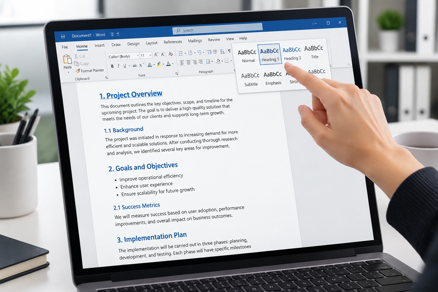 Document Preparation Before Creating a Table of Contents - image 2