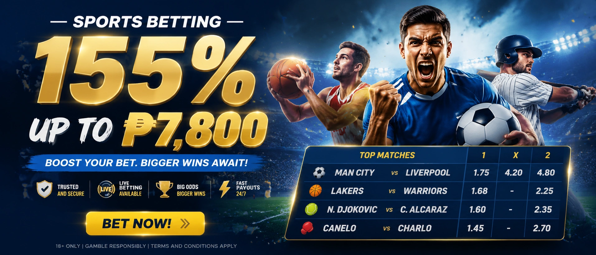 Sports Betting hub visual for Filipino players